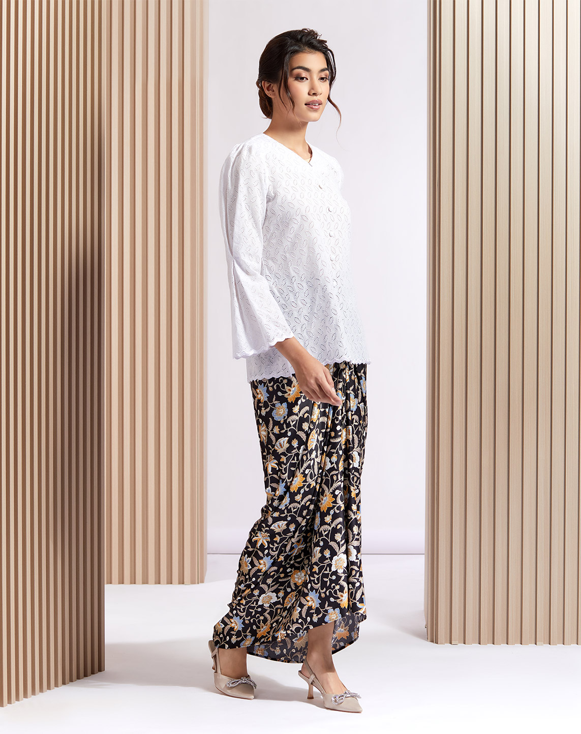 LELYANA BAJU KURUNG IN BLACK
